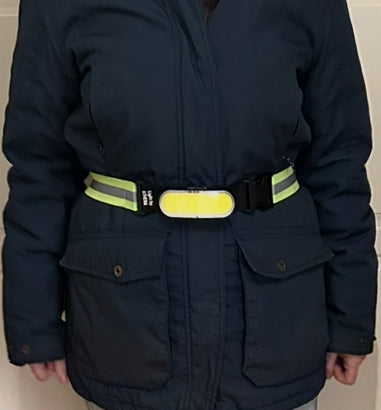 Reflexbälte med lampa