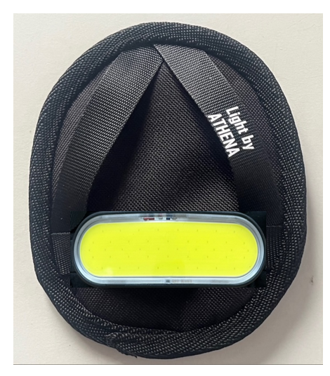 promenad & löp-lampa