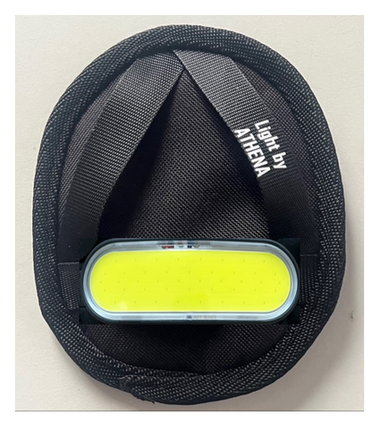 promenad & löp-lampa